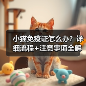 小猫免疫证怎么办？详细流程+注意事项全解析（图4）