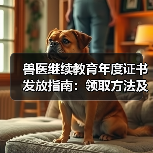 兽医继续教育年度证书发放指南：领取方法及兑换福利详解（图3）