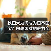 秋田犬为何成为日本国宝？忠诚勇敢的魅力全解析