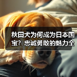 秋田犬为何成为日本国宝？忠诚勇敢的魅力全解析（图2）