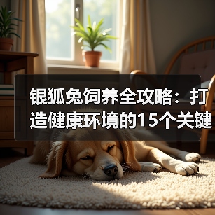 银狐兔饲养全攻略：打造健康环境的15个关键技巧（图3）