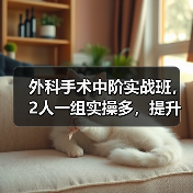 外科手术中阶实战班，2人一组实操多，提升技能快（图2）