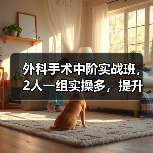 外科手术中阶实战班，2人一组实操多，提升技能快