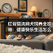 红骨猎浣熊犬饲养全攻略：健康快乐生活怎么养？