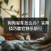 狗狗晕车怎么办？实用技巧助它快乐旅行（图4）