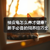 棱皮龟怎么养才健康？新手必备的饲养技巧全在这了！（图4）