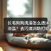 长毛狗狗洗澡怎么选沐浴露？去污滋润防打结全攻略（图3）