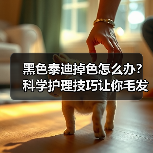 黑色泰迪掉色怎么办？科学护理技巧让你毛发恢复黑色