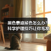 黑色泰迪掉色怎么办？科学护理技巧让你毛发恢复黑色（图4）