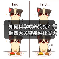 如何科学喂养狗狗？掌握四大关键条件让爱犬健康成长