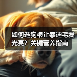 如何选狗粮让泰迪毛发光亮？关键营养指南（图4）