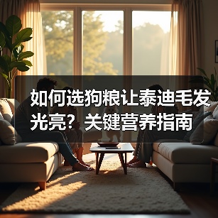 如何选狗粮让泰迪毛发光亮？关键营养指南（图3）
