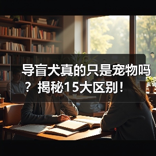 导盲犬真的只是宠物吗？揭秘15大区别！（图2）