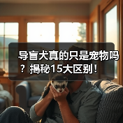 导盲犬真的只是宠物吗？揭秘15大区别！（图4）