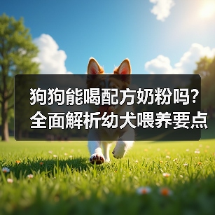 狗狗能喝配方奶粉吗？全面解析幼犬喂养要点（图4）