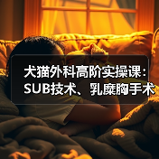 犬猫外科高阶实操课：SUB技术、乳糜胸手术如何掌握？（图3）