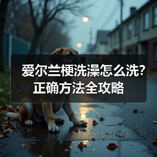 爱尔兰梗洗澡怎么洗？正确方法全攻略（图4）