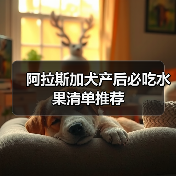 阿拉斯加犬产后必吃水果清单推荐（图2）