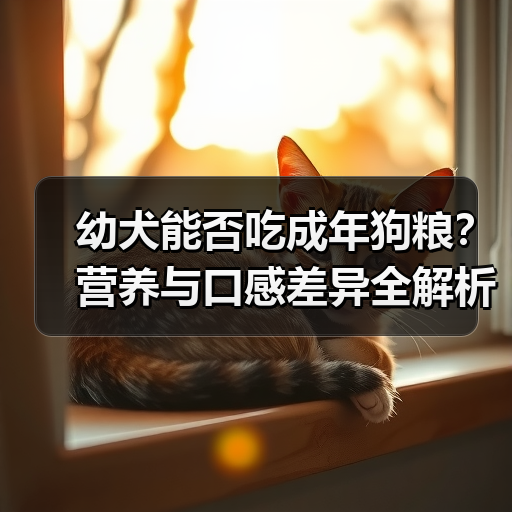 幼犬能否吃成年狗粮？营养与口感差异全解析（图3）