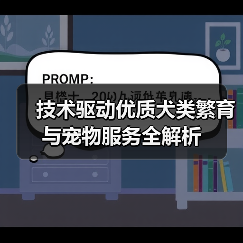 技术驱动优质犬类繁育与宠物服务全解析