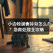 小边牧误食碎骨怎么办？急救处理全攻略（图2）