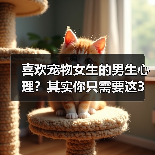 喜欢宠物女生的男生心理？其实你只需要这3步（图2）
