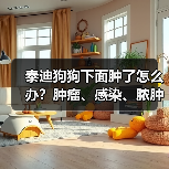 泰迪狗狗下面肿了怎么办？肿瘤、感染、脓肿一网打尽的处理方法（图1）