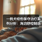 一例犬咬伤保守治疗案例分析：海泊舒控制感染效果如何？