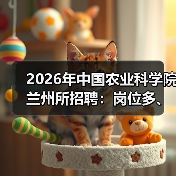 2026年中国农业科学院兰州所招聘：岗位多、机会大，应届生&社会人才速看！（图4）