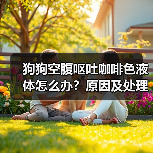狗狗空腹呕吐咖啡色液体怎么办？原因及处理方法（图2）