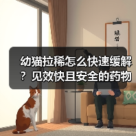 幼猫拉稀怎么快速缓解？见效快且安全的药物推荐