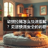 幼猫拉稀怎么快速缓解？见效快且安全的药物推荐（图3）