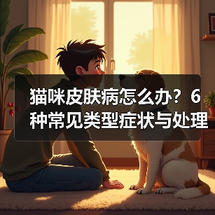 猫咪皮肤病怎么办？6种常见类型症状与处理方法全解析
