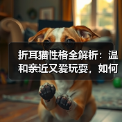 折耳猫性格全解析：温和亲近又爱玩耍，如何成为它们的贴心主人？（图2）
