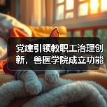 党建引领教职工治理创新，兽医学院成立功能型党支部与管理委员会