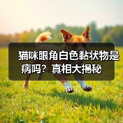 猫咪眼角白色黏状物是病吗？真相大揭秘（图4）