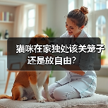 猫咪在家独处该关笼子还是放自由？（图2）
