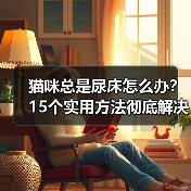 猫咪总是尿床怎么办？15个实用方法彻底解决（图4）