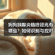 狗狗胰腺炎临终征兆有哪些？如何识别与应对？
