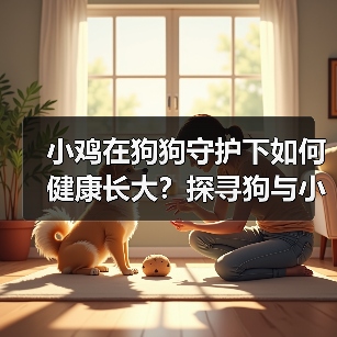 小鸡在狗狗守护下如何健康长大？探寻狗与小鸡的共生关系