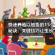快速养殖以地鱼的15个秘诀：关键技巧让生长飞快（图4）