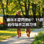 猫咪不愿用猫砂？15招教你培养正确习惯（图4）
