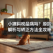 小猫斜视是病吗？原因解析与矫正方法全攻略（图2）