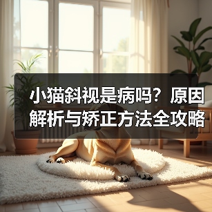 小猫斜视是病吗？原因解析与矫正方法全攻略（图4）