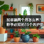 加菲猫两个月怎么养？新手必知的15个养护要点（图2）