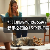 加菲猫两个月怎么养？新手必知的15个养护要点（图4）