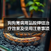 狗狗胃病用氢酸钾铝治疗效果及使用注意事项