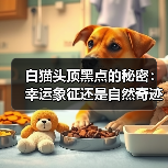 白猫头顶黑点的秘密：幸运象征还是自然奇迹？