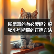 断尾真的有必要吗？揭秘小狗断尾的正确方法与健康影响（图4）