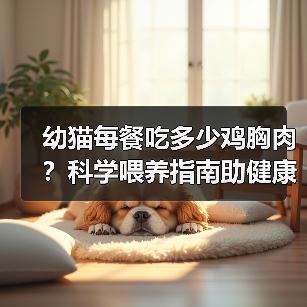 幼猫每餐吃多少鸡胸肉？科学喂养指南助健康成长（图2）